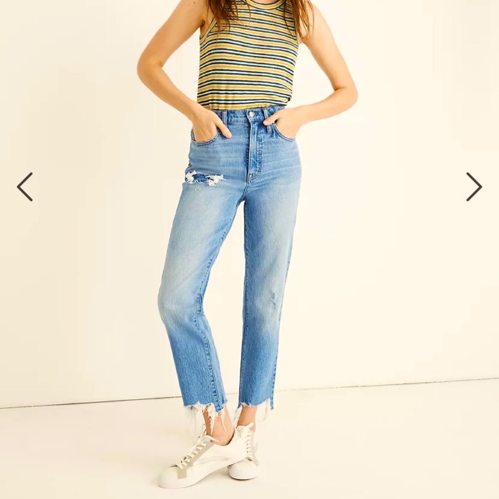 Madewell Petite Classic Straight Jeans